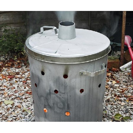 75L garden metal incinerator