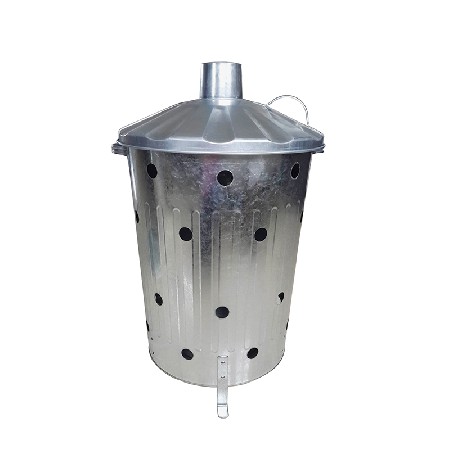 75L galvanized incinerator