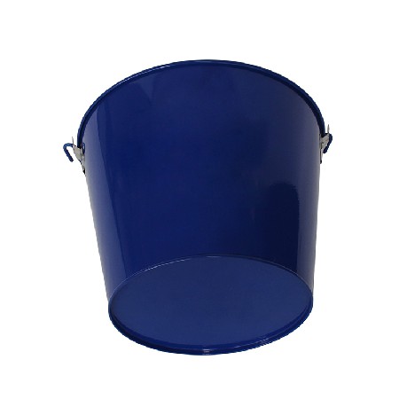 Custom Logo Blue Paint Barefoot Refresh Tin Bucket