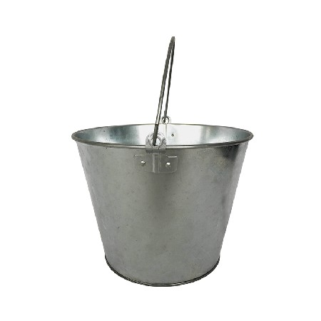 Galvanized Steel 5L water bucket with handle