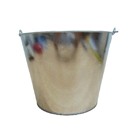 Galvanized Steel 5L water bucket with handle