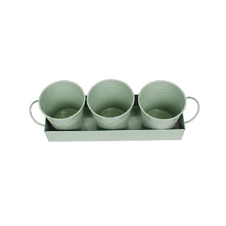 Power Coated Metal Garden Window herb garden planter pots