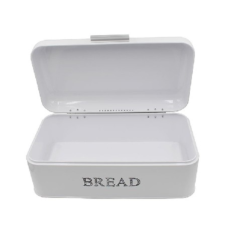 White Bread Box Extra Large Storage Container for Loaves, Bagels, Chips