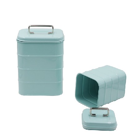 Galvanized Metal Kitchen Food Storage Container