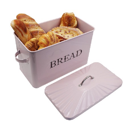 OEM customized metal kitchen household large capacity storage bread container