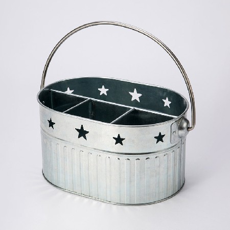 Better Homes and Gardens Galvanized Steel Utensil Caddy